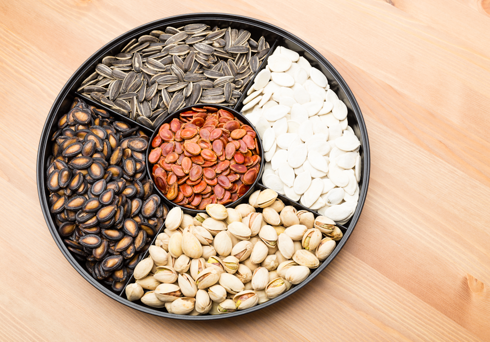 Nuts and seeds are foods to boost nitric oxide
